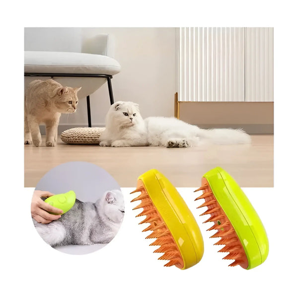 Cepillo con Limpieza al Vapor Para Mascotas